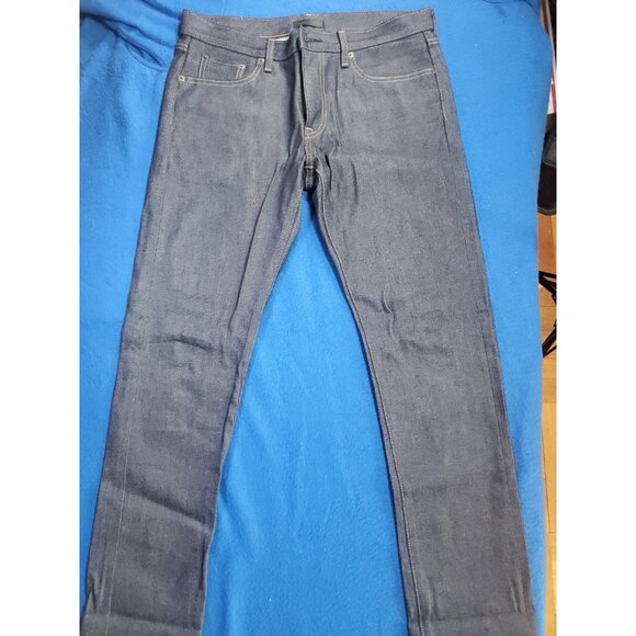 Uniqlo Salvage Denim Jeans Pants Men's Size 33 X 32 New Nwot - Picture 1 of 16